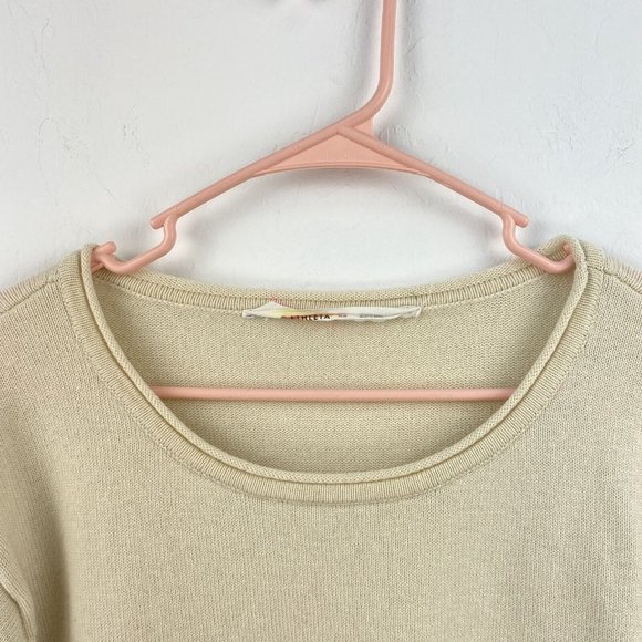 Athleta Merino Nopa Tunic Sweater Womens XS 100% Merino Extra Fine Wool IVORY - Picture 5 of 10